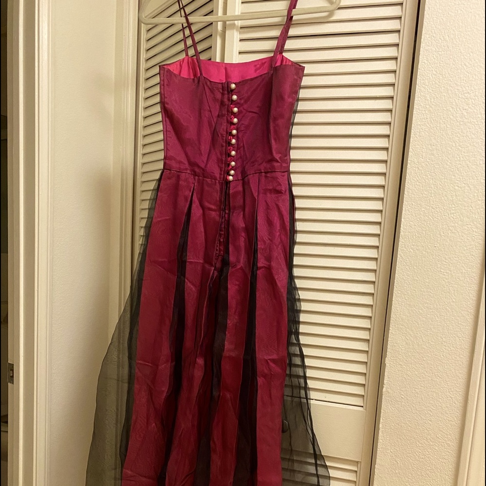 Beautiful burgundy long dress